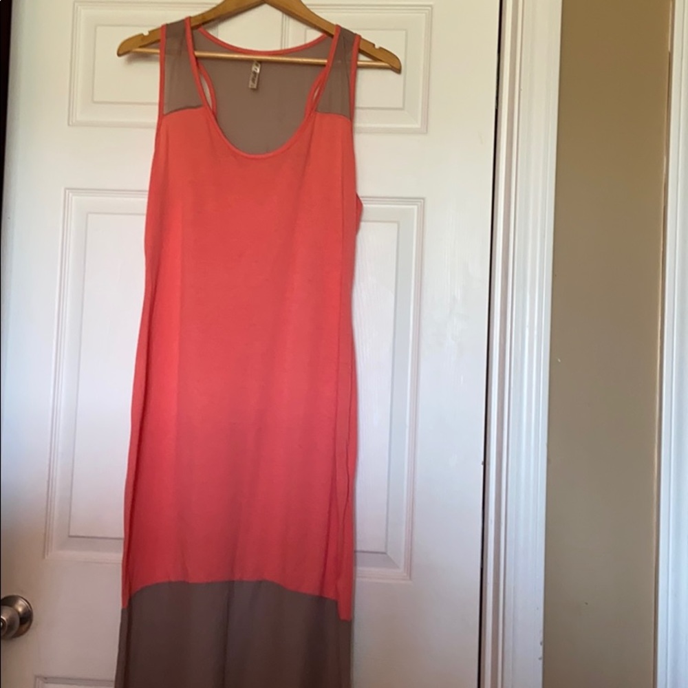 Color block maxi